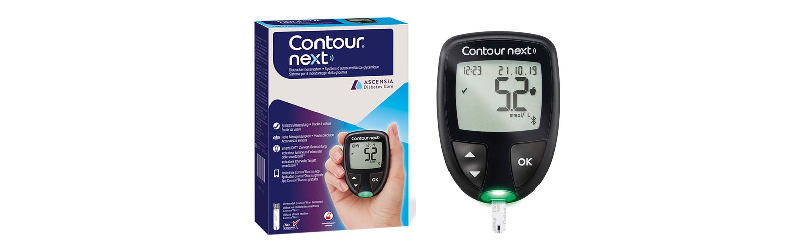 Diabetesmanagement leicht gemacht mit dem CONTOUR®NEXT Blutzuckermessgerät