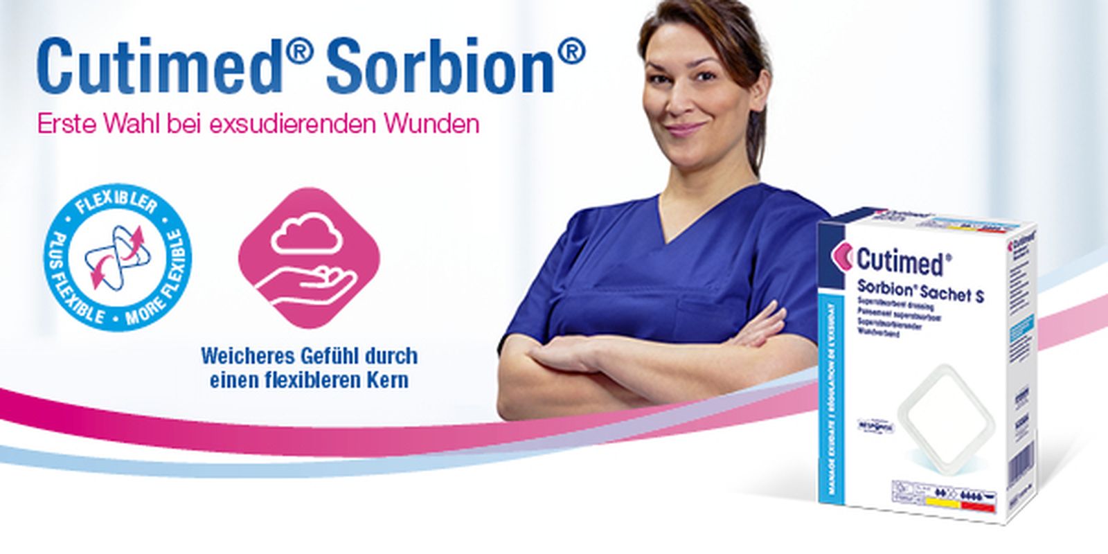 Cutimed® Sorbion® – bewährte Leistung, jetzt noch flexibler