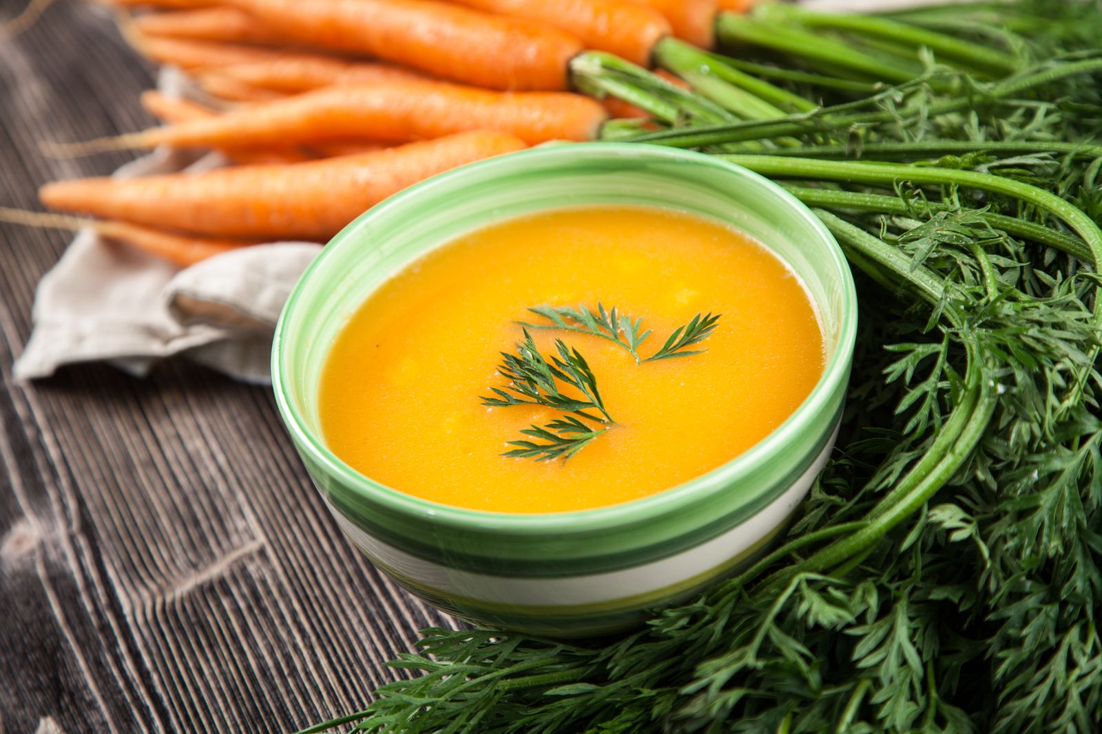 Magen-Darm-Tag mit oranger Suppe